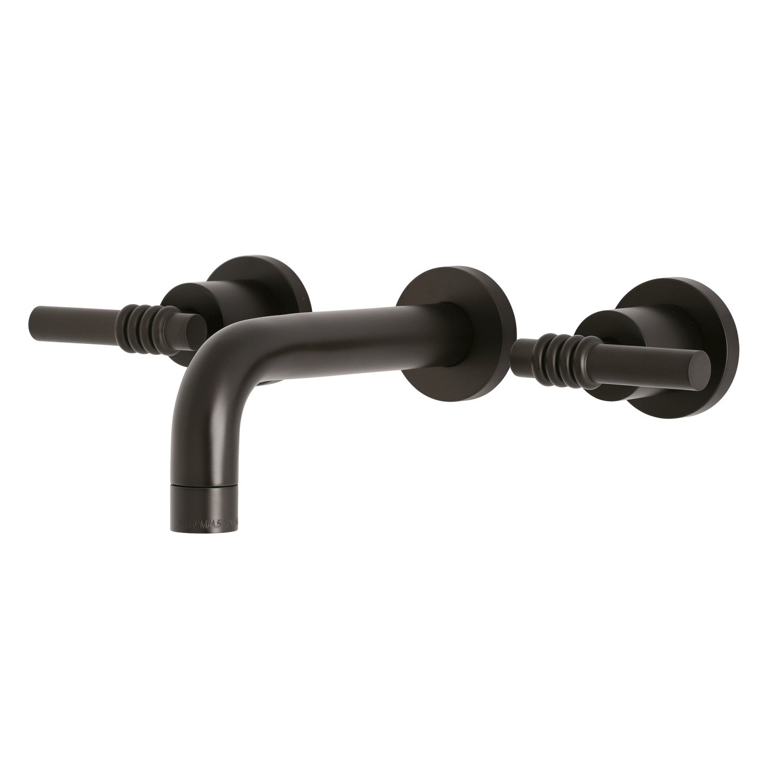 Kingston Sona KS8125ML - Milano Double-Handle 3-Hole Wall Mount Bathroom Faucet, Oil Rubbed Bronze — image 1